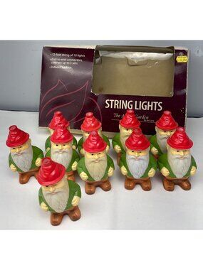 Art Line 10-Piece Gnome Replacement Bulbs Vintage Patio Outdoor Indoor Set